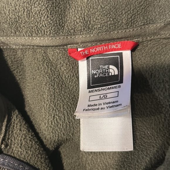 forest green The North Face Quarter zip - Picture 3 of 3